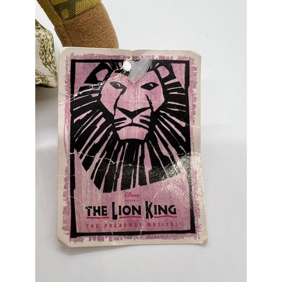 The Lion King Broadway Musical Plush Nala 9” Stuffed Animal Toy with Tag - Picture 4 of 11